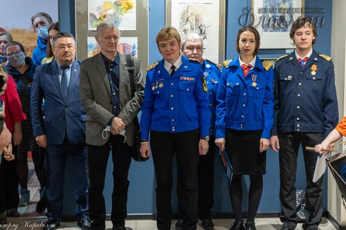 Открытие выставки работ  художника-иллюстратора Евгении Ивановны Стерлиговой _DSC7933